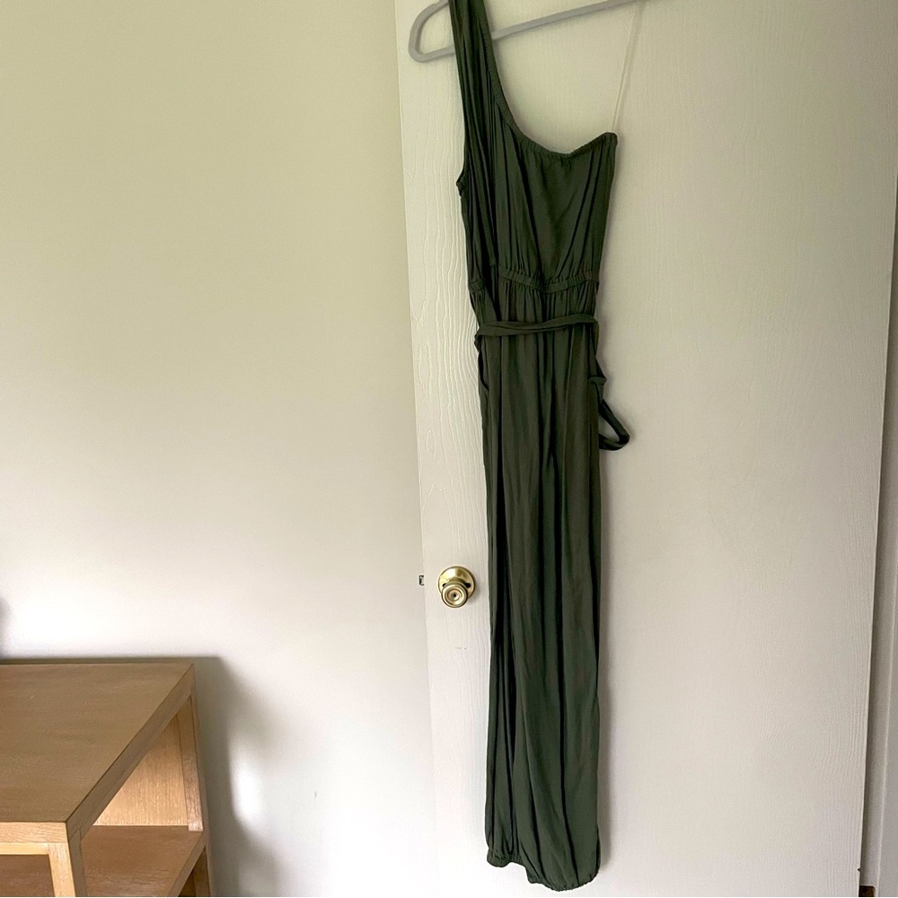 aerie off the shoulder jumpsuit